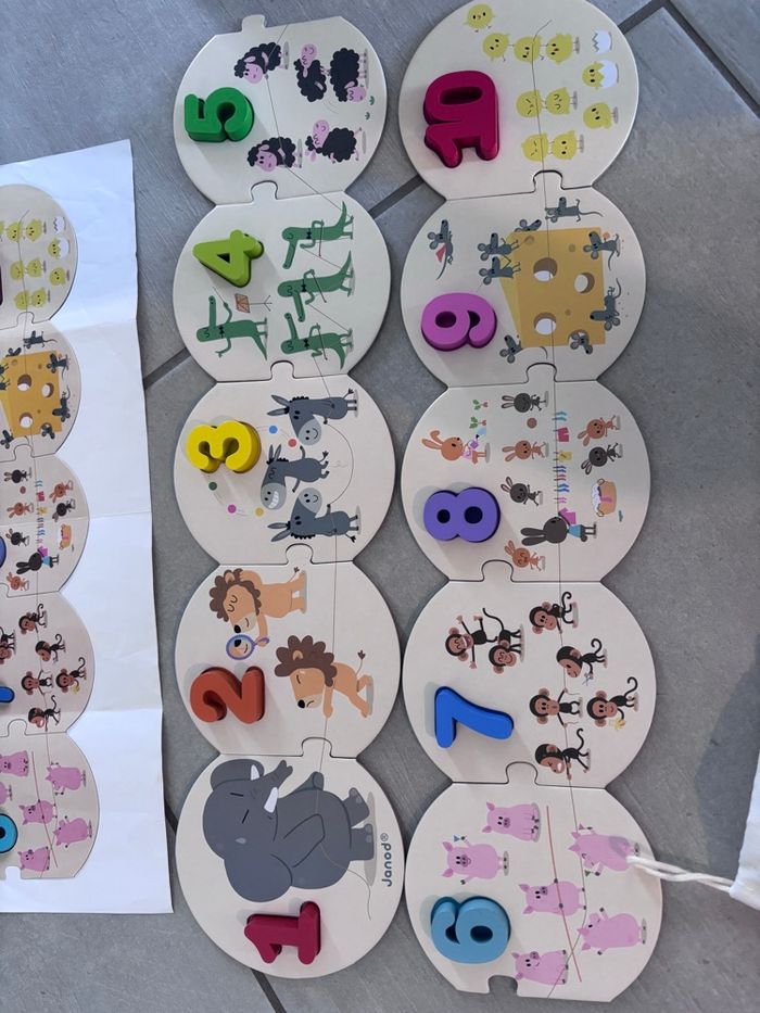 Puzzle j’apprends à compter Janod - photo numéro 6