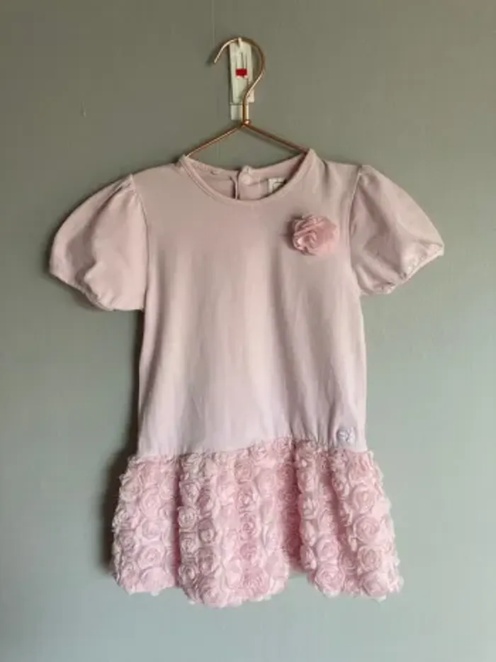 Robe été tulle roses Emile & Rose 18M