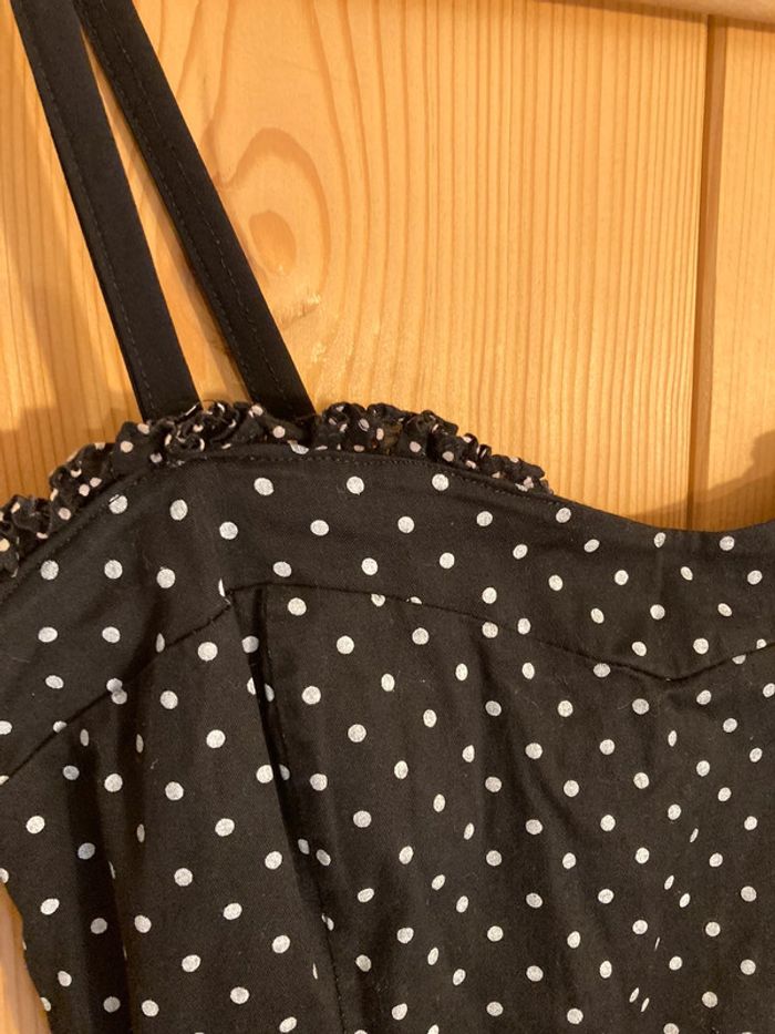 Robe à pois style pin-up en coton - photo numéro 2