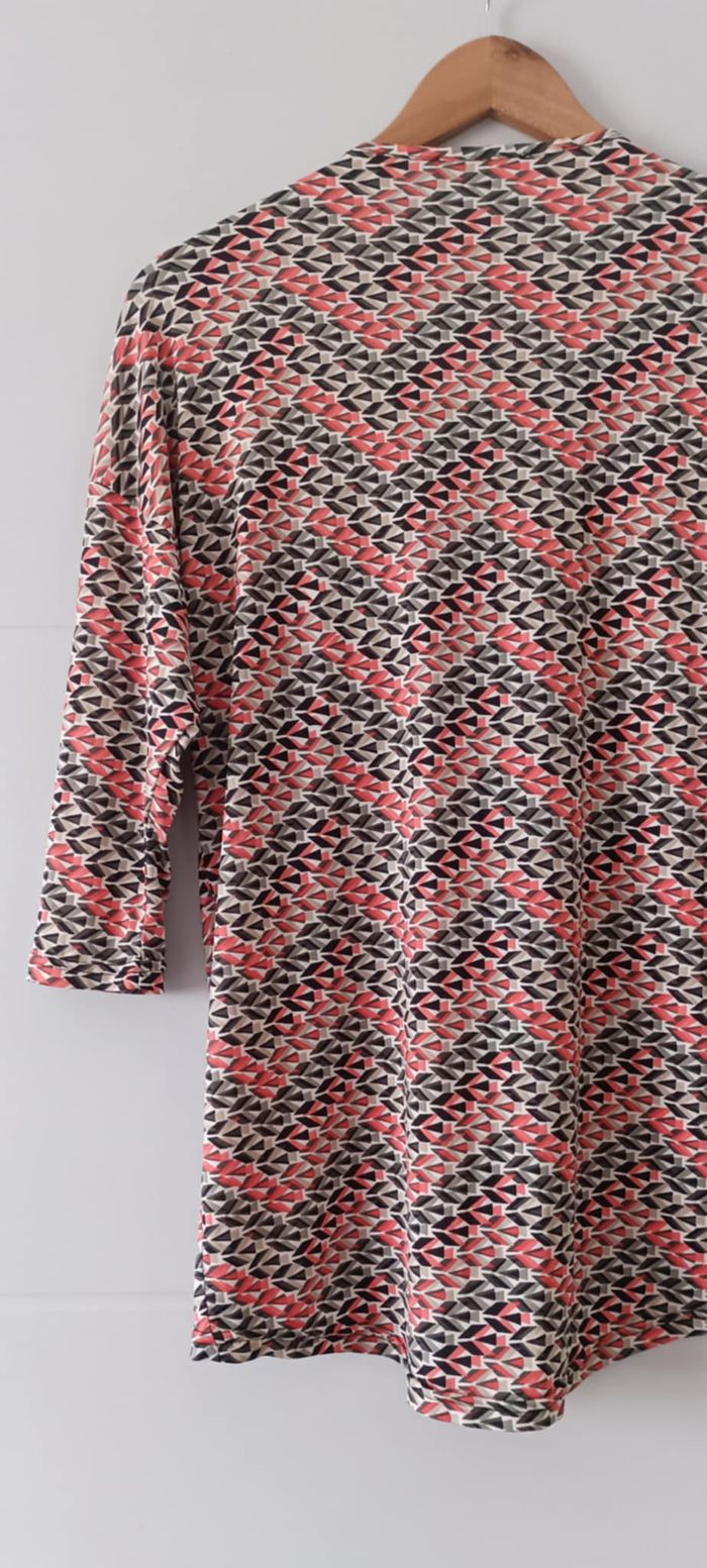 Tunique Blouse T-shirt manches 3/4 "Multiples" Taille 2 soit un 38/40 (M) - photo numéro 8