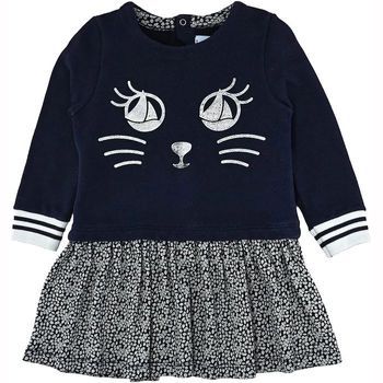 Petit Bateau - Robe à manches longues 18 mois en coton