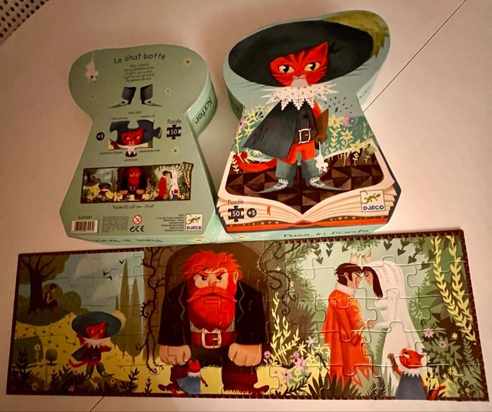 Puzzle Djeco le chat botté 50 pièces - photo numéro 3
