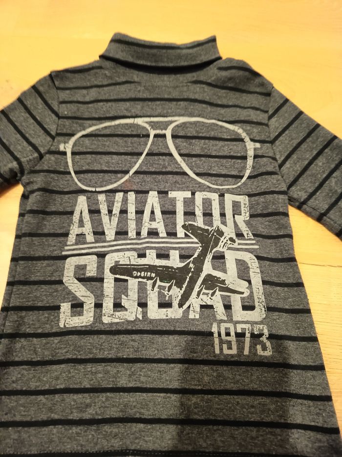 Pull col roulé fantaisie garçon, In Extenso, taille 5 ans - photo numéro 2