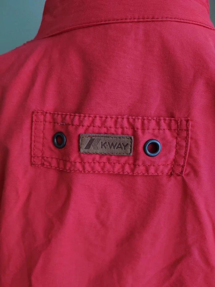 Parka rouge K-Way Nature t. L - photo numéro 9