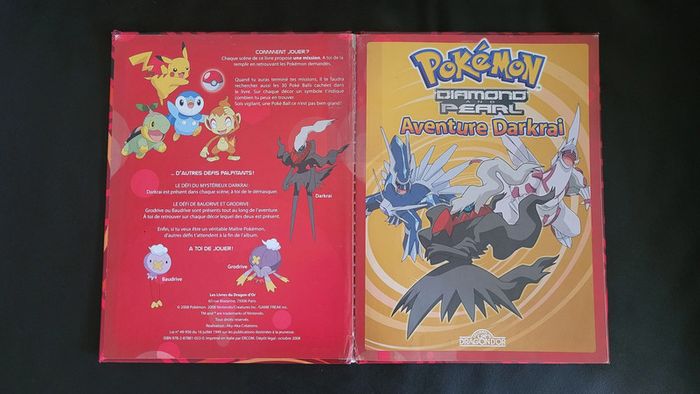 Livre BD jeu Pokémon Diamond Pearl Aventure Darkrai - photo numéro 4