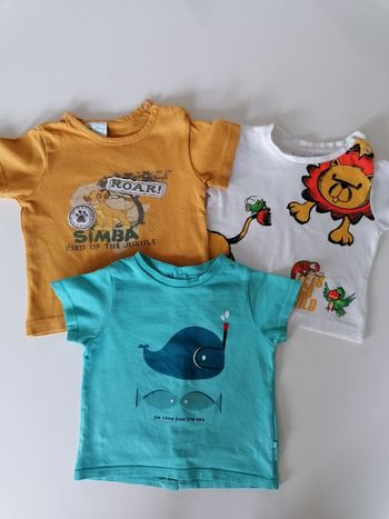 Lot 3 Tee shirt manches courtes