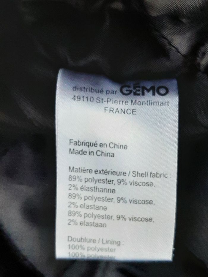 Manteau comme neuf gris foncé confortable et chaud - photo numéro 10