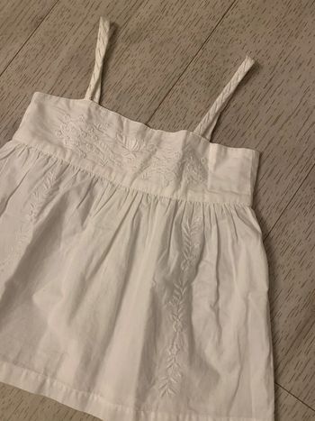 Haut bretelles blanc