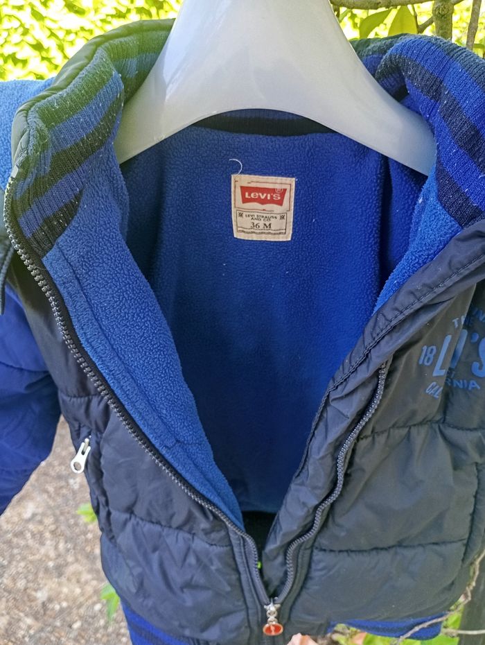 Doudoune zippée à capuche Levis 3 ans - photo numéro 4