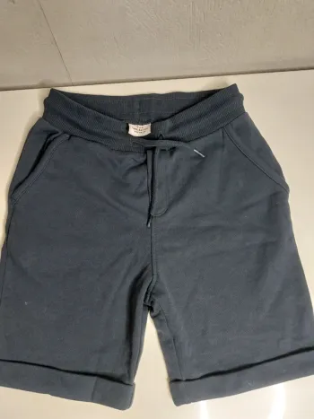 Short bleu" tape l œil"