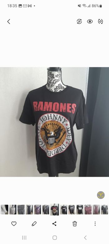 Tee-shirt ramones