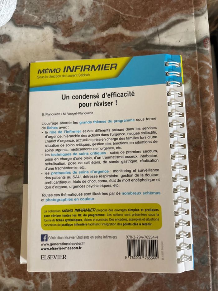 Livre stage IFSI soins urgence - photo numéro 2