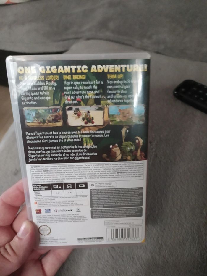 Boite Vide Gigantosaurus the game Nintendo Switch - photo numéro 3