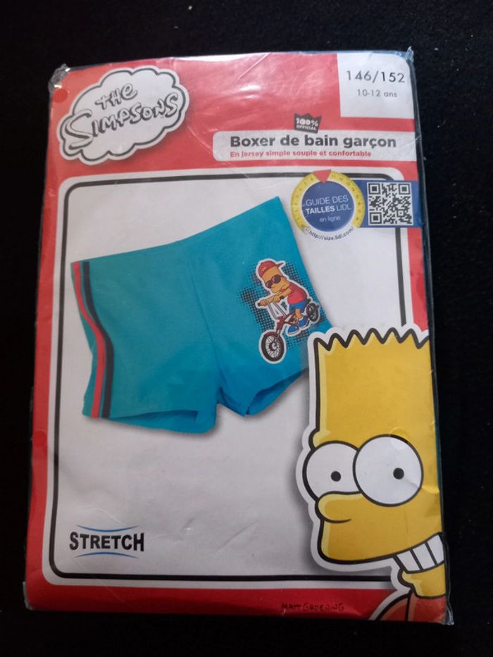 Boxer de bain 10-12 ans