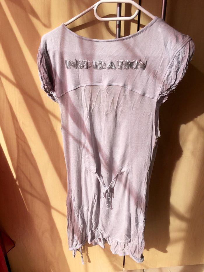Robe légère gris perle de plage taille 3 Et Compagnie - photo numéro 4