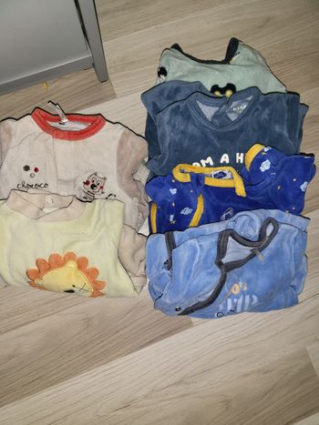 Gros lots pyjama velours