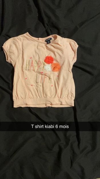 T shirt manche court kiabi 6 mois