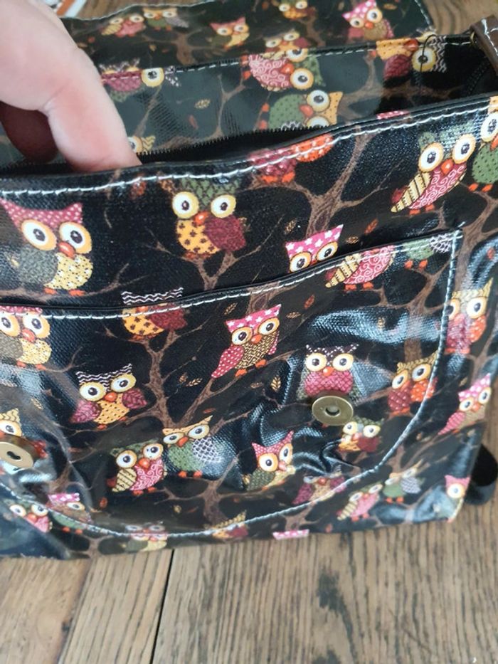 Jolie Sac à main noir/marron Mfhandbags neuf - photo numéro 16