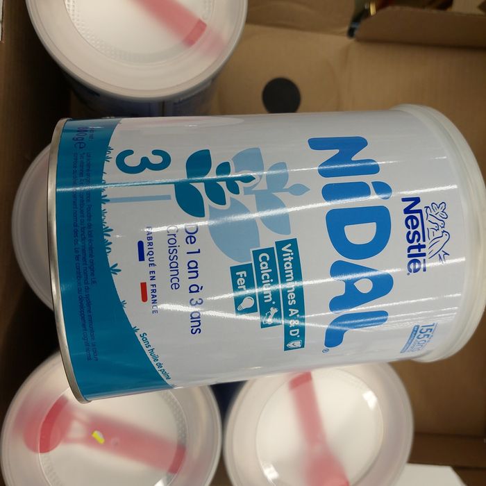 Lot de 6 jointes de lait Nidal 3e