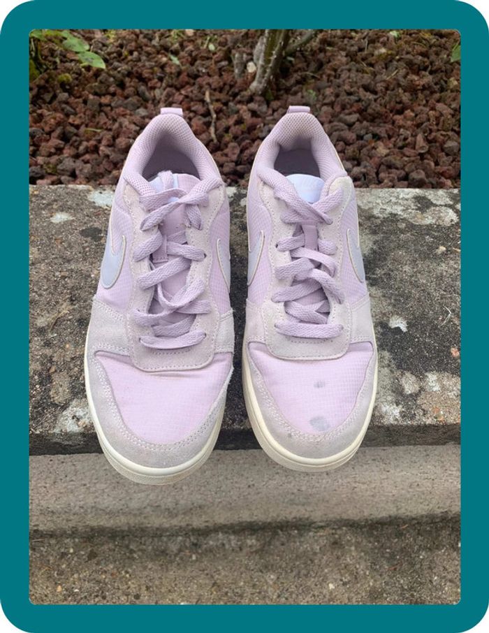 Basket / Sneakers Nike court borough low (GS) - photo numéro 4