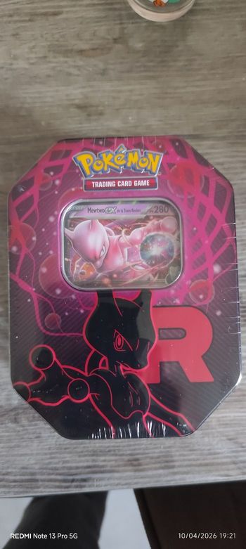 Coffret métal Pokémon Mewtwo EX Team Rocket – Neuf scellé 🔥