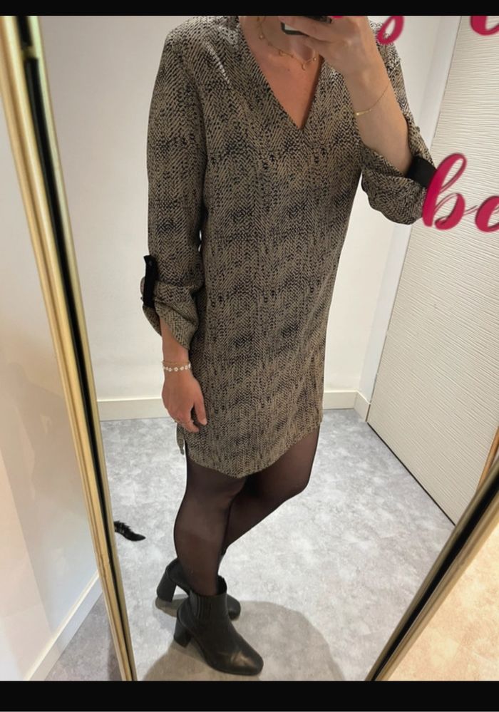 Robe fluide motifs léopard - photo numéro 3