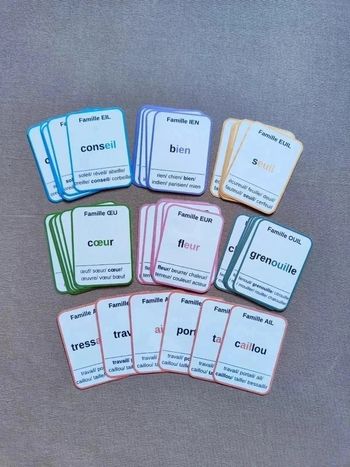 Jeu des 7 familles des sons complexes Montessori