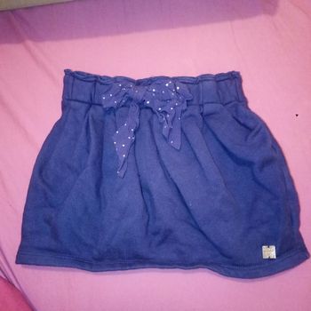 Jupe boule bleue marine