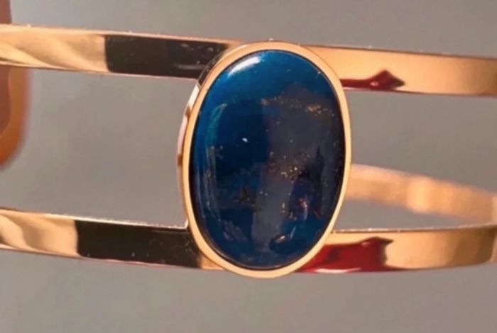 Bracelet jonc Éline en acier et pierre de synthèse - photo numéro 3