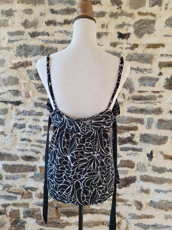 Débardeur à motifs noir et blanc Fashion Studio Taille 3 ou 40 42 - photo numéro 4