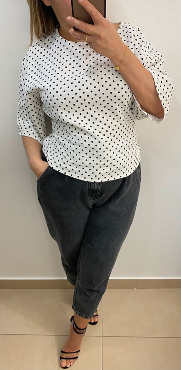 Blouse a pois Zara - photo numéro 2