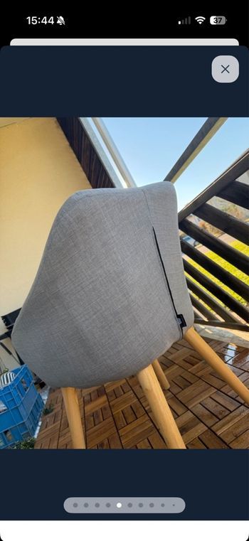 Fauteuil gris 