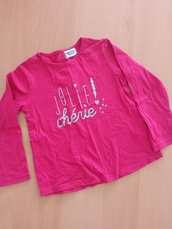 T-shirt manches longues TAO 36 mois.