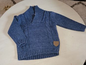 Pull bleu 18 mois