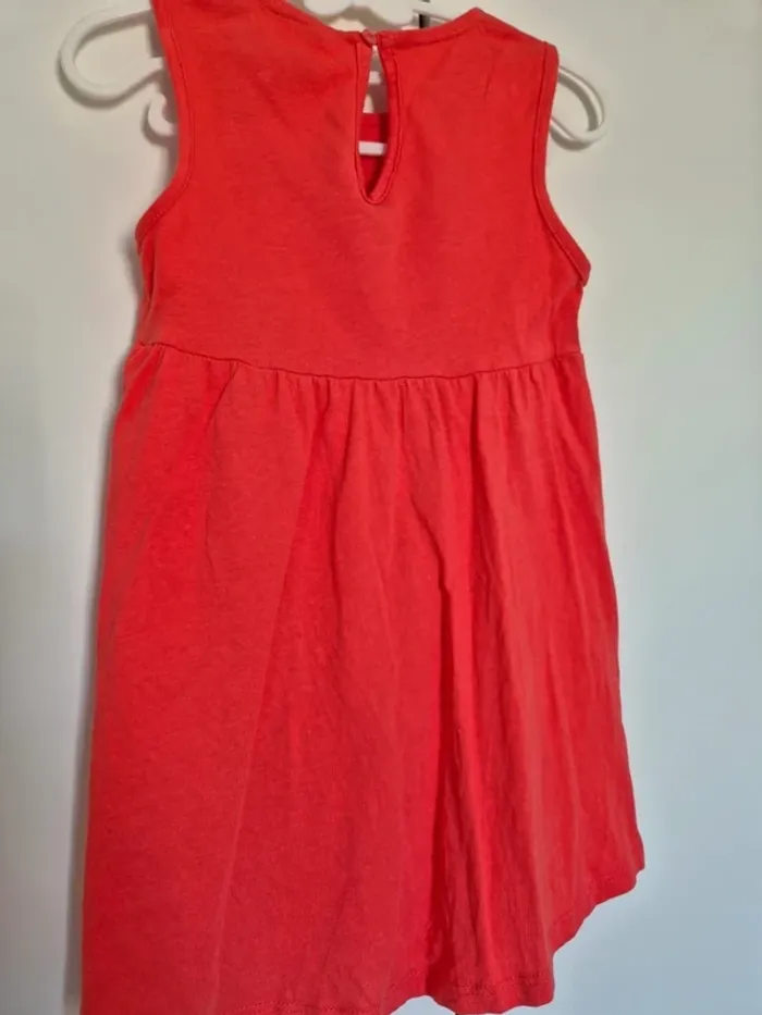 robe d'été KIABI taille 2 ans 92cm Rouge maman je t'aime 🌸 collection 2025 - photo numéro 6
