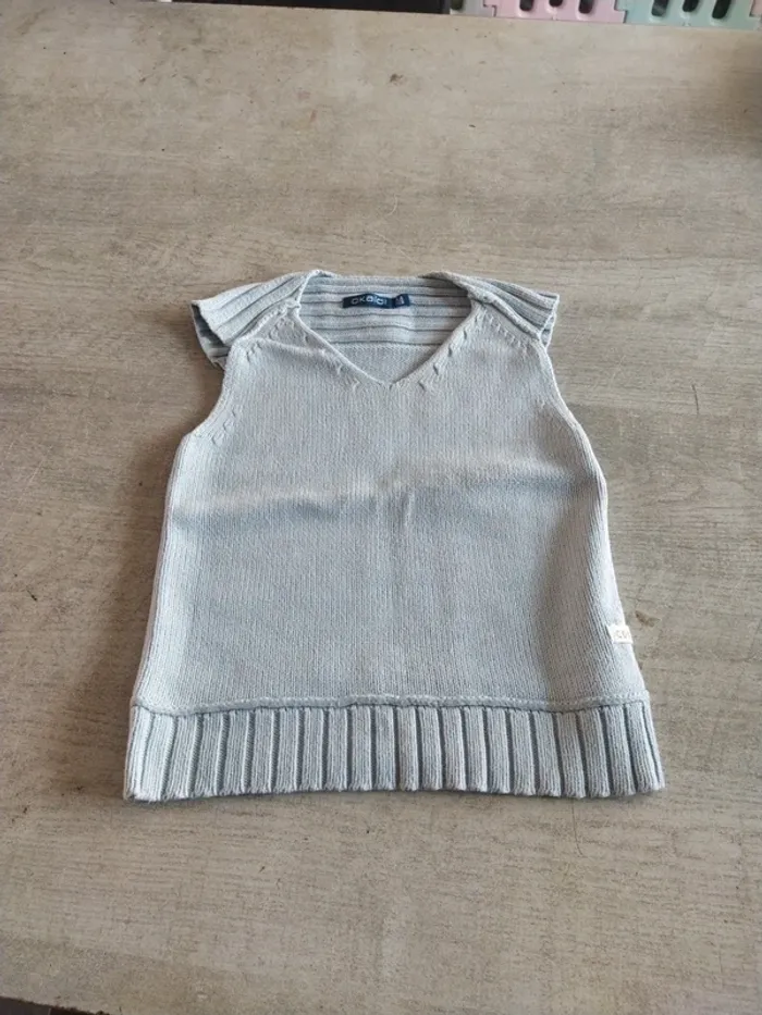 Pull sans manche
