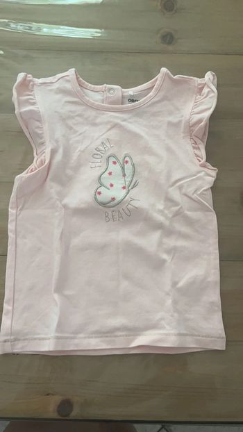 T shirt orchestra rose 24 mois