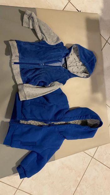 Lot de 2 vestes chaudes 9 mois