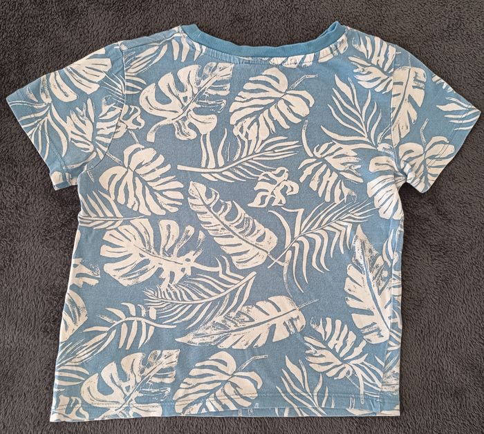 T Shirt Enfant Motifs Feuilles 🌿 - Taille 3-4 Ans / H&M - photo numéro 5