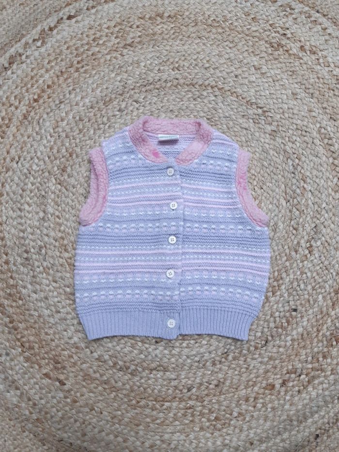 Gilet sans manche 12 mois