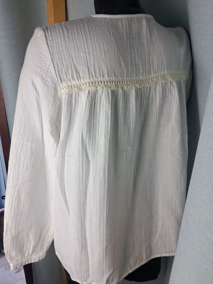 Balzac blouse été blanche T.36/38 en tbe - photo numéro 8