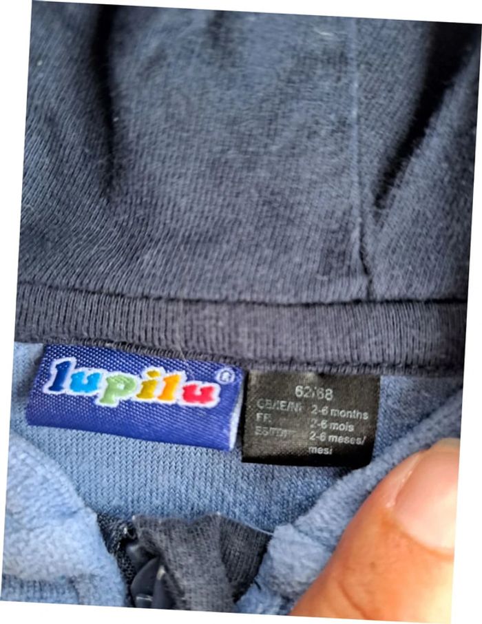 Ensemble Jogging Velours Koala bleu 2-6 mois - photo numéro 2