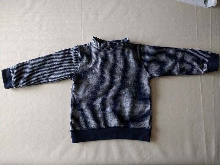 Très joli pull rayé baby club style marin - photo numéro 2