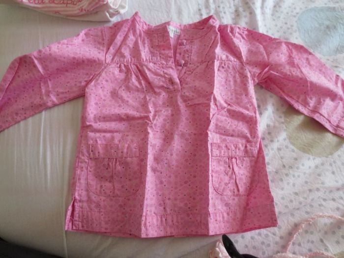 haut tunique rose (joli sur un jean)