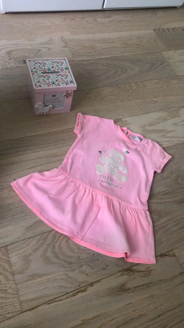 Robe rose lulu castagnette