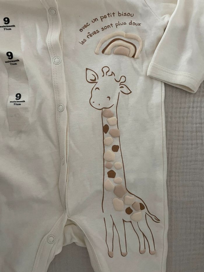 Pyjama léger en coton 9 mois kimbaloo - photo numéro 3