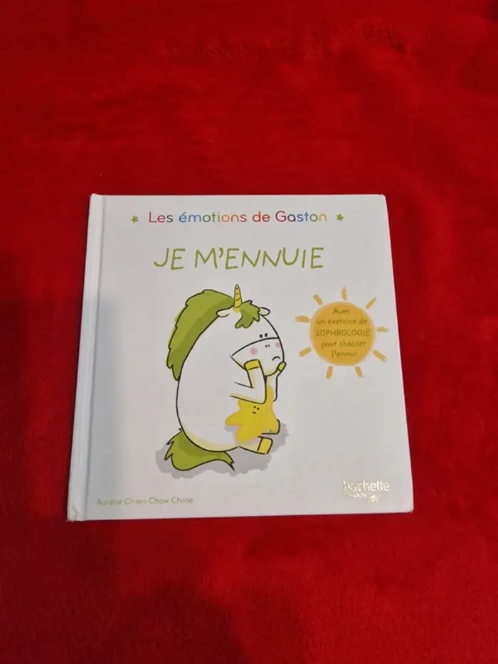 Livre les émotions de Gaston je m'ennuie