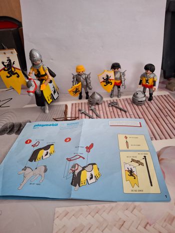 Ensemble playmobil chevaliers