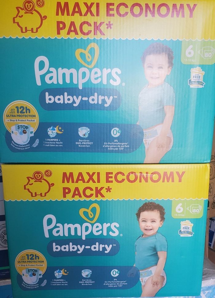 Couches Pampers Taille 6, 160 Couches.