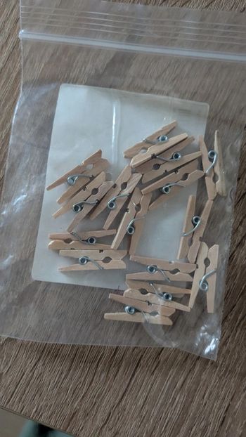 15 épingles mini pinces à linge